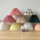 Pleated KD table lamp lampshade E27 Korea ins wall lamp lampshade modern minimalist DIY Nordic washable lampshade