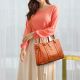 Women's Fashion Large Capacity Crocodile Buckle Baby Diaper Bag