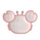 Toddler Silicone Dinner Plate Cartoon Baby Anti-Fall And Anti-Scalding Household Baby Food Supplement Eating Cute Divided Healthy Tableware