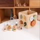 Wooden Five In One Bead Wrapped Multifunctional Treasure Chest
