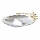 Centerpiece DKD Home Decor Silver Golden Aluminium Birds (43 x 39 x 11 cm)